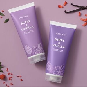 Mary Kay NEW gift set body wash lotion berry & vanilla purple